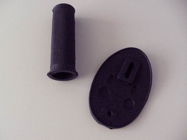 Gummigriff und Lampensockel